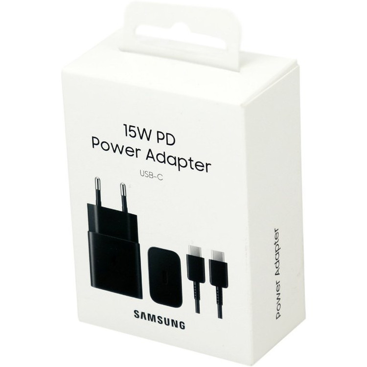 شارژر اصلی فست شارژ 15 وات سامسونگSamsung 15W -Type-C اصلی به شرط