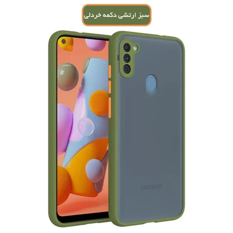 کاور/قاب ضدضربه گوشی Samsung Galaxy A11 مدل مات محافظ دوربین