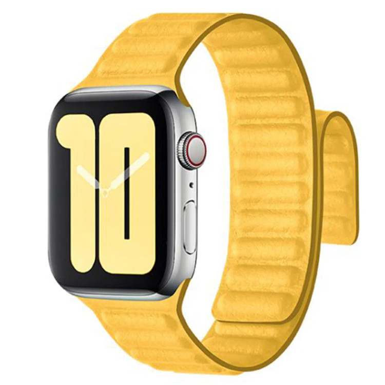 بند چرمی مگنتی دو رو اپل واچ 42/44/45/46/49mm میلی متر ویوا مادرید Viva Madrid Cosmo Apple Watch 42/44/45/46/49mm Silicone Magnetic Strap