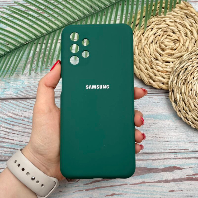 قاب گوشی Galaxy A13 5G / Galaxy A04S سامسونگ سیلیکونی پاک کنی اورجینال داخل پارچه ای محافظ لنزدار