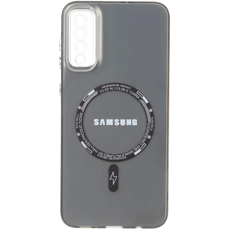 قاب SO COOL طرح مگ سیف لنز شفاف لوگودار Samsung Galaxy A50 / A50s / A30s همراه با محافظ لنز