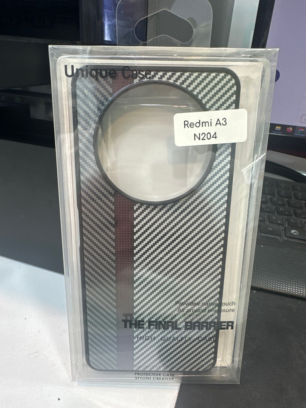 قاب گوشی Redmi A3 / Redmi A3x شیائومی Unique Case اورجینال طرح کربن سیلیکونی