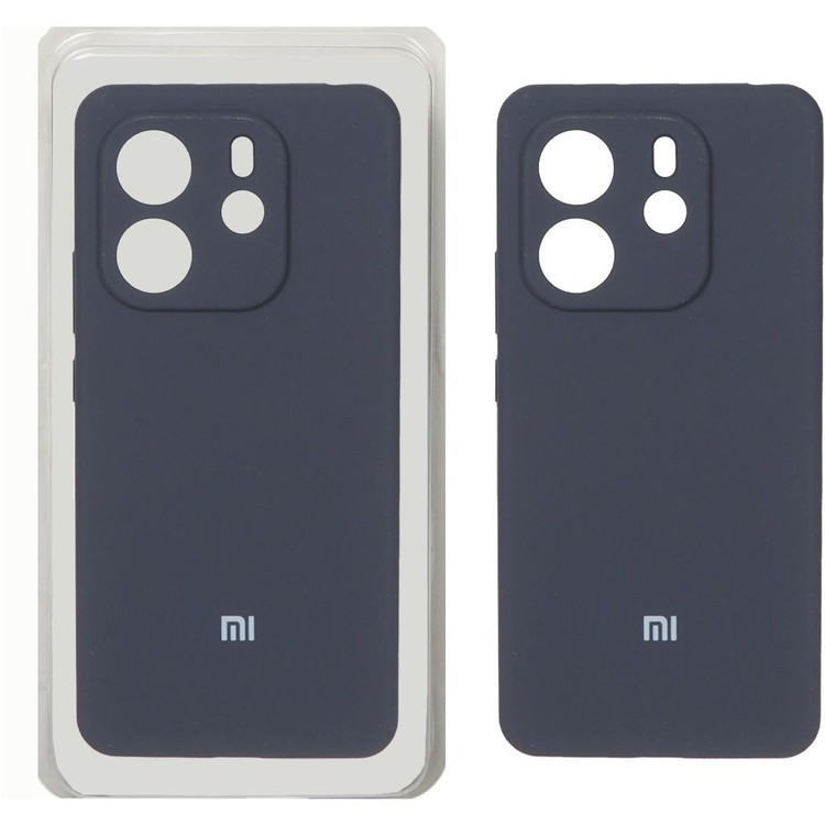 اب سیلیکونی پاک کنی اورجینال ++A مدل Xiaomi Redmi Note 14 4G - سرمه ای تیره (پک دار)