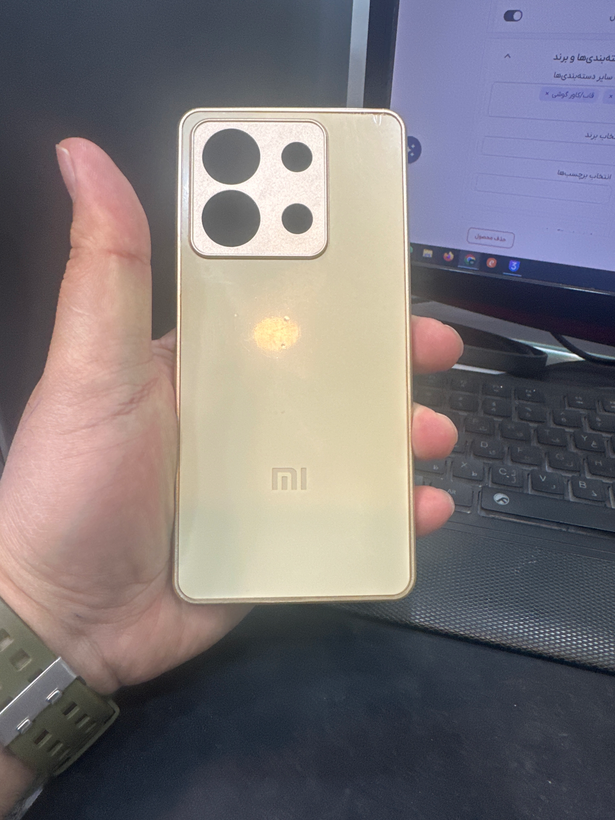 قاب گوشی Redmi Note 13 5G شیائومی سیلیکونی Spigen محافظ لنزدار
