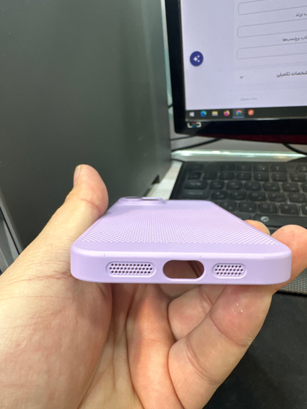 قاب گوشی iPhone 13 آیفون طرح توری ساده Q SERIES محافظ لنزدار گلسی