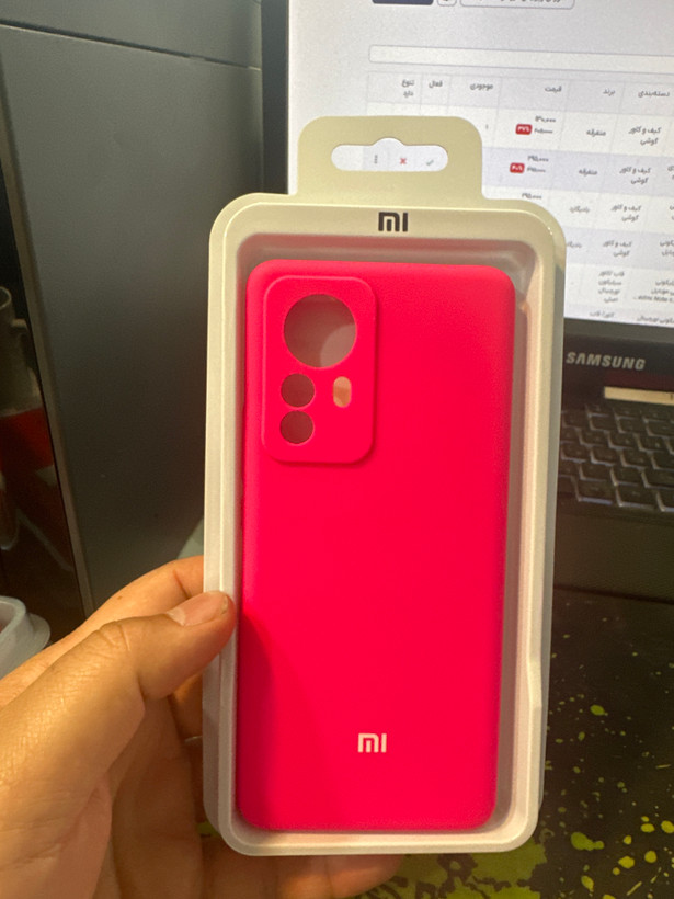 کاور خونه قاب مدل سیلیکونی مناسب برای گوشی موبایل شیائومی mi 12s Pro/mi 12 Pro