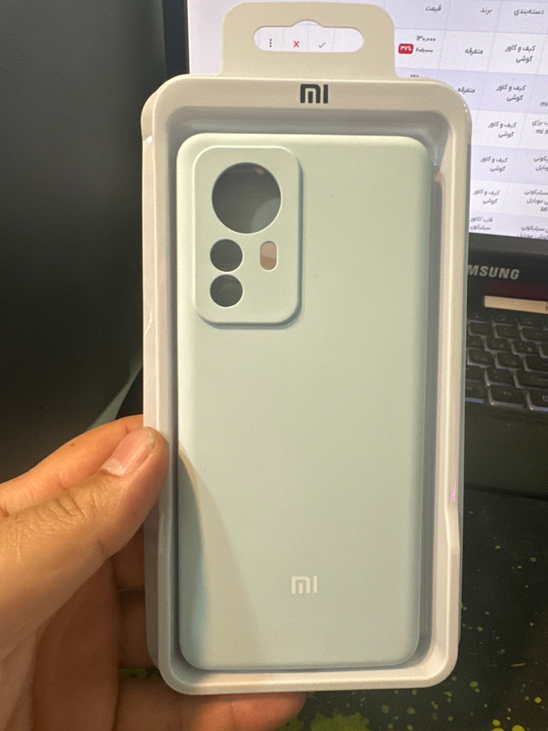 کاور خونه قاب مدل سیلیکونی مناسب برای گوشی موبایل شیائومی mi 12s Pro/mi 12 Pro