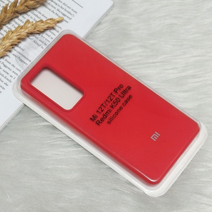 قاب گوشی Xiaomi 12T - Xiaomi 12T Pro - Redmi K50 Ultra شیائومی سیلیکونی اورجینال پاک کنی