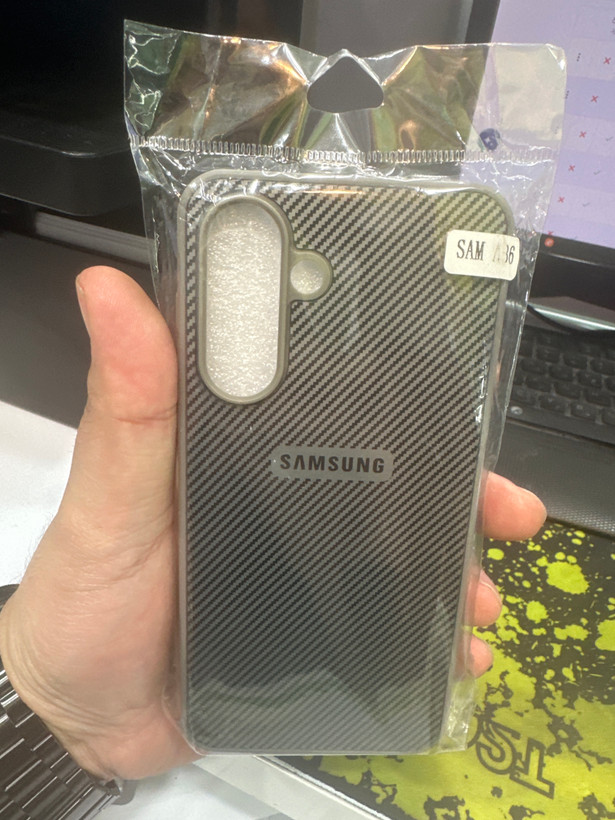 کاور بادی قاب مدل Fiber Carbon2-A 36 مناسب برای گوشی موبایل سامسونگ Galaxy A36 / A56