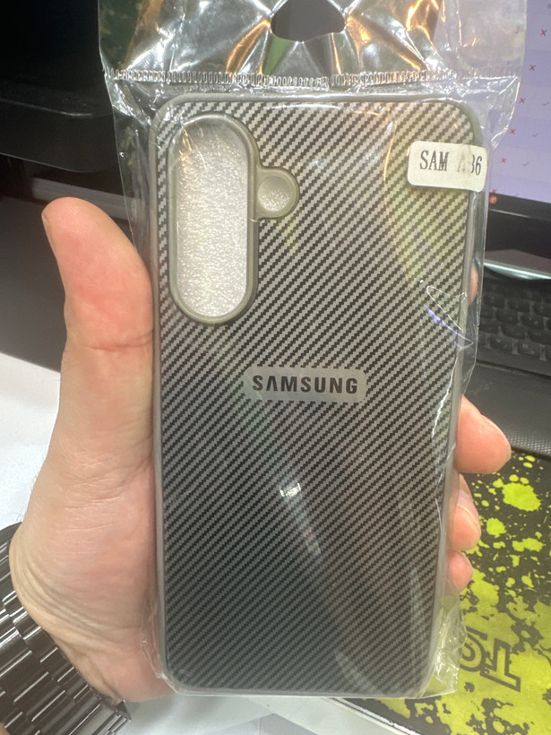 کاور بادی قاب مدل Fiber Carbon2-A 36 مناسب برای گوشی موبایل سامسونگ Galaxy A36 / A56
