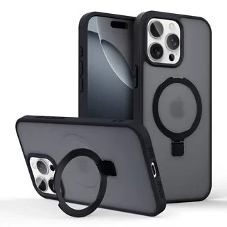 کاور مگسیف اسپریگ مدل MG-safe-Ring مناسب برای گوشی موبایل اپل Iphone 14 pro به همراه محافظ لنز