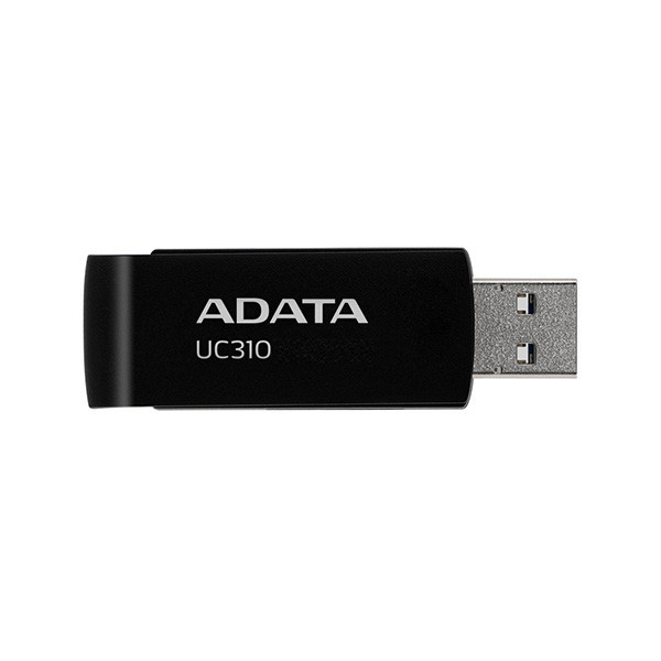 فلش مموری ای دیتا مدل UC310 ظرفیت 64 گیگابایت با رابط USB 3.2 Gen1، طراحی چرخشی، سازگار با ویندوز، مک، لینوکس، بدون نیاز به نصب درایور و مناسب استفاده در کامپیوتر، لپتاپ، گوشی و تلویزیون