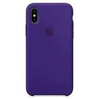 قاب سیلیکونی اورجینال Iphone X / XS - بنفش ( پک اصلی)