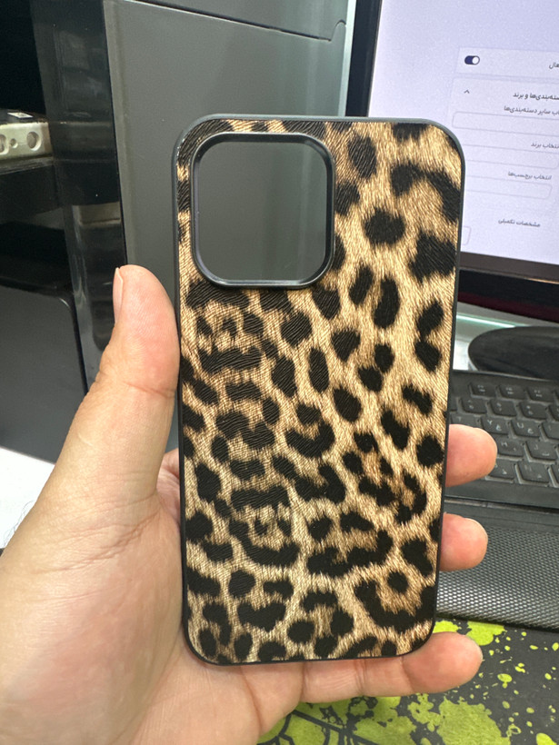 قاب کاور گوشی آیفون 14 پرو مکس/ iphone 14 pro max مدل طرح پلنگی
