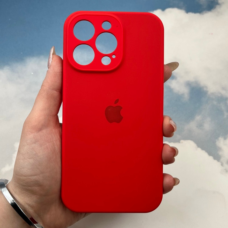 قاب گوشی iPhone 13 Pro Max آیفون سیلیکونی پاک کنی اورجینال داخل پارچه ای محافظ لنز دار