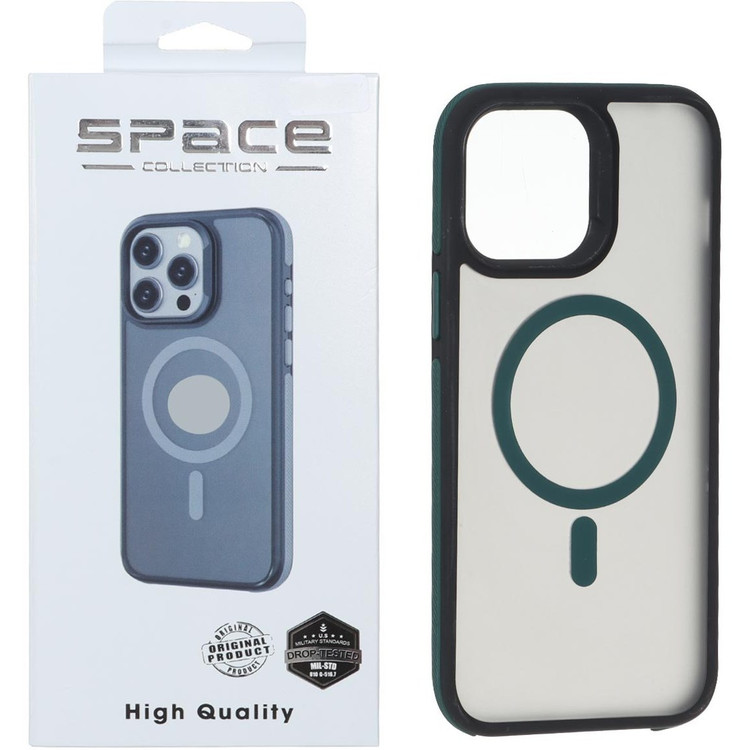 قاب طرح Space مات مگ سیف دور هاشور مناسب برای آیفون 13 پرو مکس