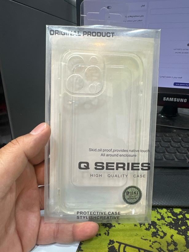 قاب شفاف حافظ لنز دار مناسب برای گوشی موبایل اپل iphone 13 pro max