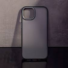 قاب کاور گوشی آیفون 12 پرو مکس / iphone 12 pro max مدل پشت مات دودی ساده