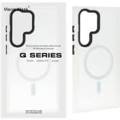 قاب اورجینال Magic Mask مات Magsafe بلک لنز Samsung Galaxy S26 Ultra -سفید (پک دار)