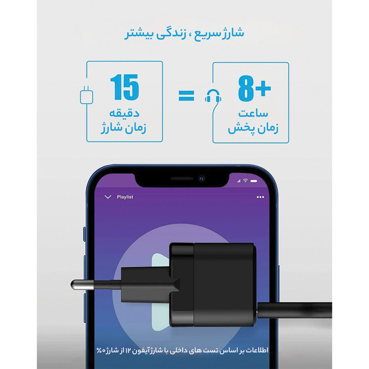 شارژر دیواری 20 وات انکر با ۱۸ ماه گارانتی ایستا اصلی اورجینال