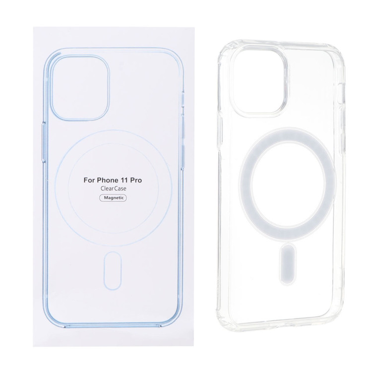 قاب کاور گوشی آیفون 11 پرو / iphone 11 pro مدل شفاف مگ سیف ساده - Clear Case