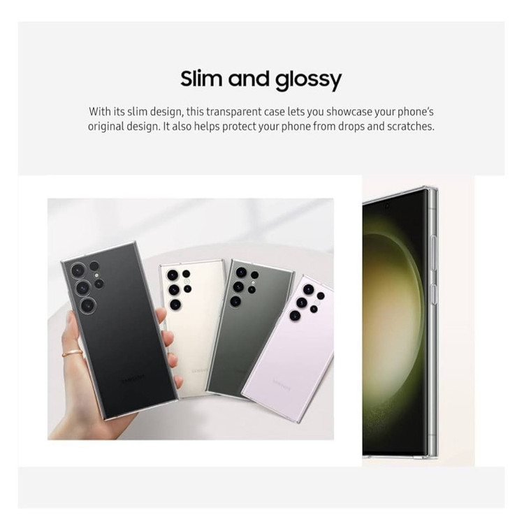 کاور گریفین مدل Transparent مناسب برای گوشی موبایل سامسونگ Galaxy S23 Ultra