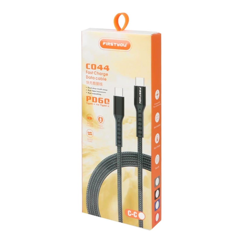 غیرفعال کابل شارژ تایپ سی به تایپ سی Firsyou مدل C044