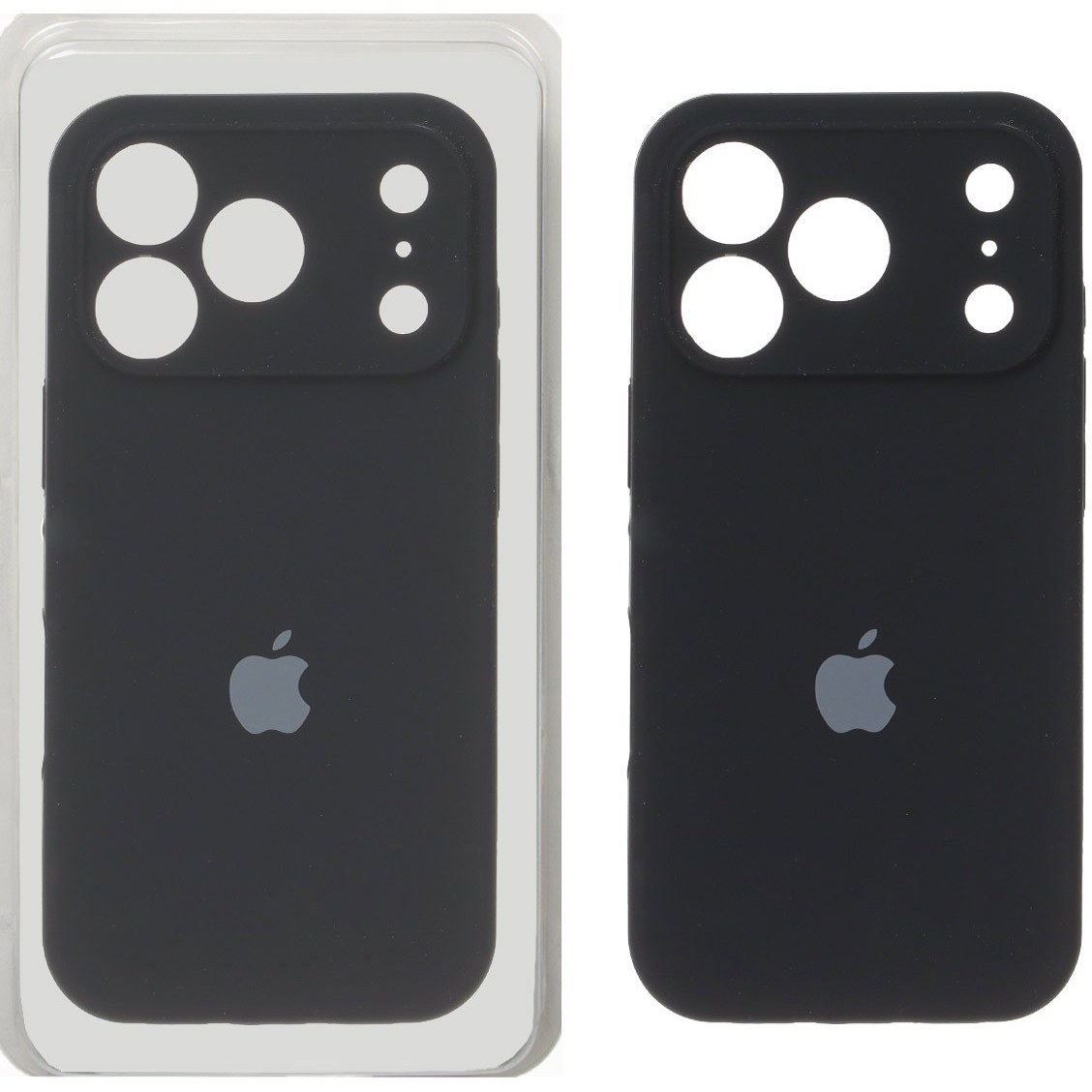 قاب گوشی آیفون 17 پرو / iphone 17 pro  مدل سیلیکونی پاک کنی اورجینال داخل پارچه ای محافظ لنز دار