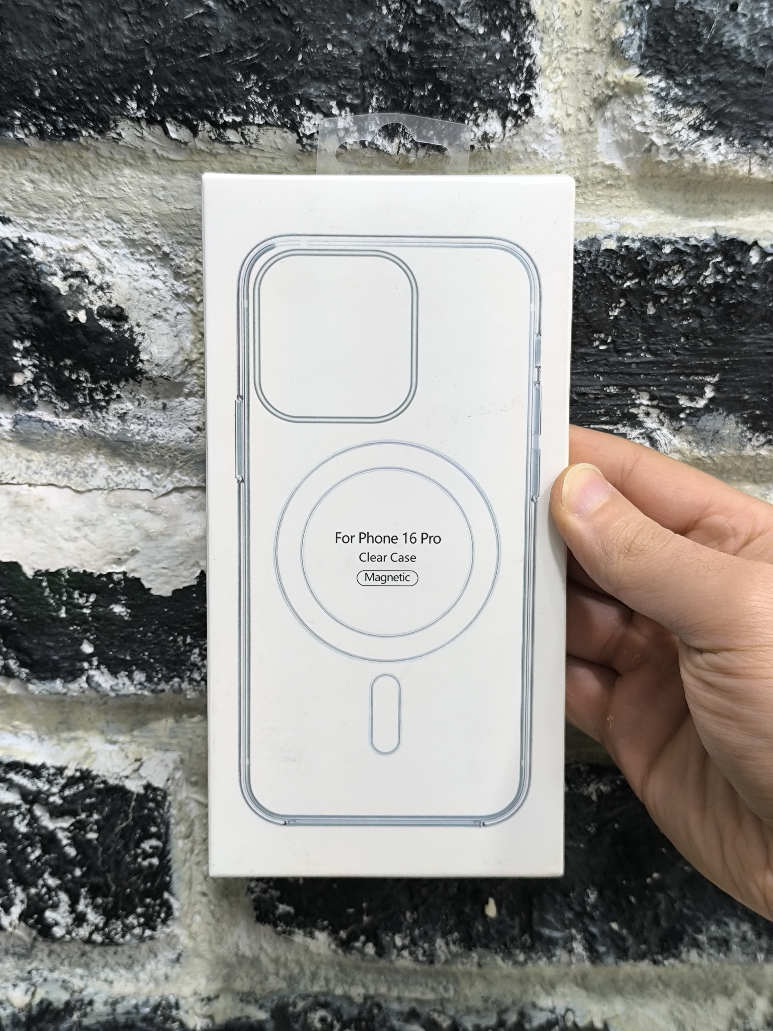 قاب کاور گوشی آیفون 16 پرو / iphone 16 pro مدل پشت شفاف مگ سیف - Claer Case