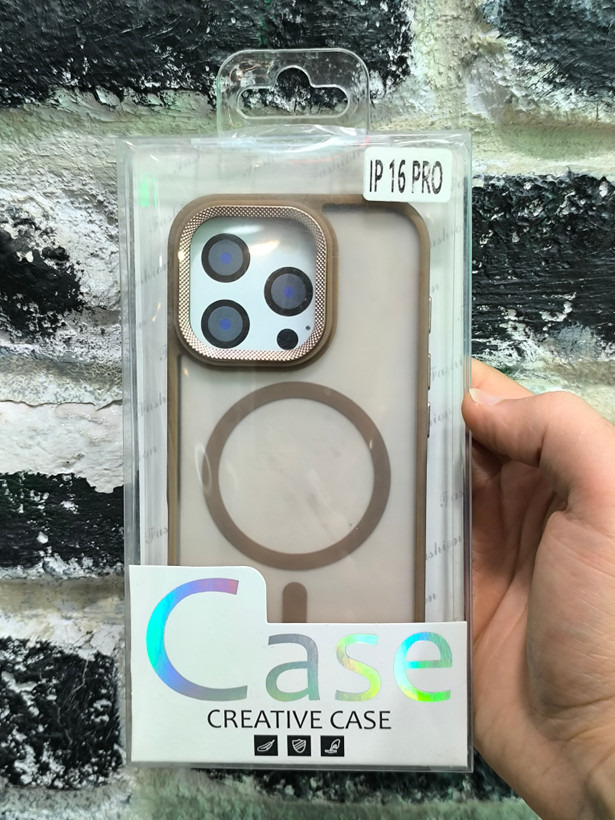 قاب کاور گوشی آیفون 16 پرو / iphone 16 pro مدل پشت مات سخت مگ سیف دار - Case