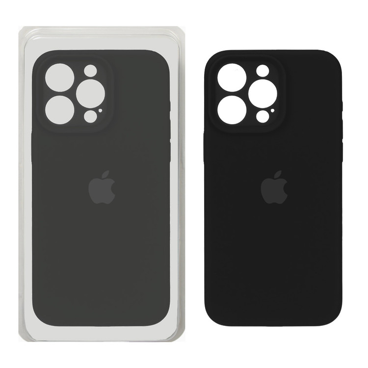 قاب کاور گوشی آیفون 15 پرو / iphone 15 pro مدل سیلیکونی پاک کنی اورجینال داخل پارچه ای محافظ لنز دار