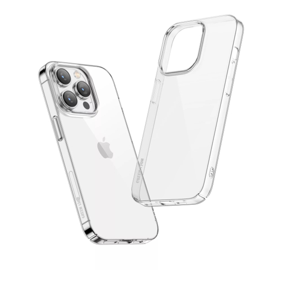 قاب کاور گوشی آیفون 14 پرو / iphone 14 pro مدل شفاف شاین اکلیلی