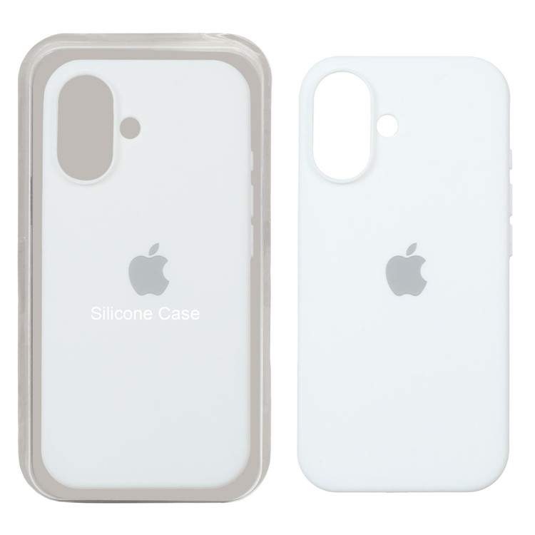 قاب کاور گوشی آیفون 16 نرمال / iphone 16 normal مدل سیلیکونی پاک کنی اورجینال داخل پارچه ای