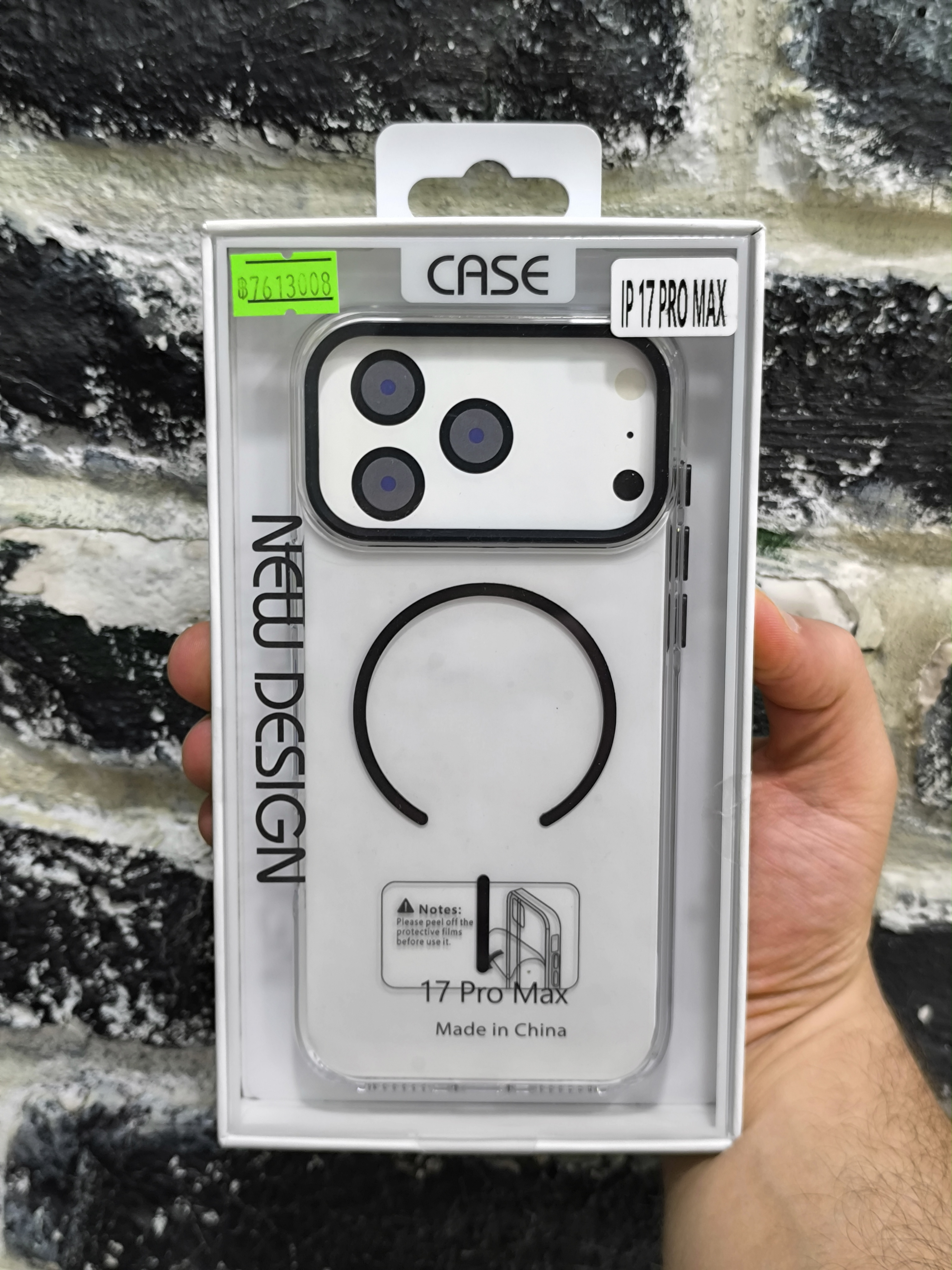 قاب گوشی آیفون 17 پرو مکس / iphone 17 pro max مدل پشت شفاف سخت مگ سیف - Case