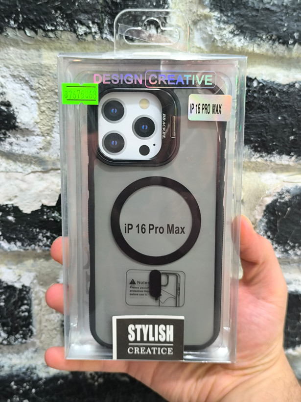 قاب گوشی آیفون 16 پرو مکس / iphone 16 pro max مدل پشت مات طلق مگ سیف - Stylish