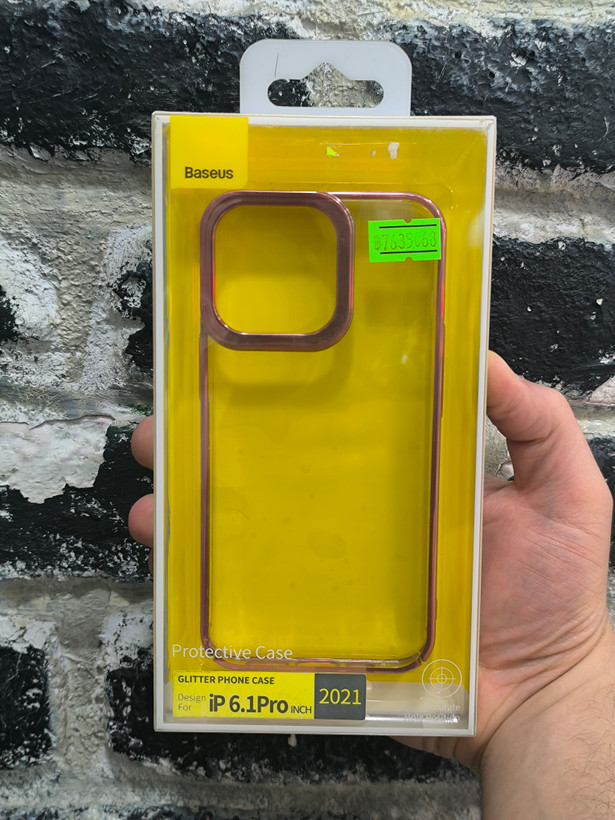 قاب کاور گوشی آیفون 13 پرو / iphone 13 pro مدل پشت شفاف دور براق - Baseus