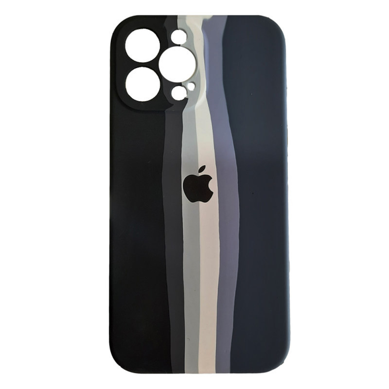 قاب کاور گوشی آیفون 13 پرو مکس / iphone 13 pro max مدل سیلیکونی پاک کنی اورجینال داخل پارچه ای محافظ لنز دار