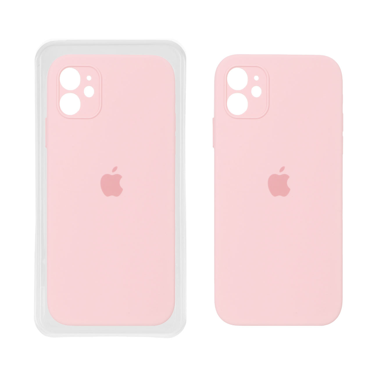قاب کاور گوشی آیفون 12 نرمال / iphone 12 normal مدل سیلیکونی پاک کنی اورجینال داخل پارچه ای محافظ لنز دار