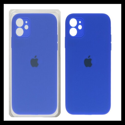 قاب کاور گوشی آیفون 12 نرمال / iphone 12 normal مدل سیلیکونی پاک کنی اورجینال داخل پارچه ای محافظ لنز دار