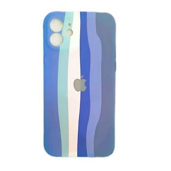 قاب کاور گوشی آیفون 12 نرمال / iphone 12 normal مدل سیلیکونی پاک کنی اورجینال داخل پارچه ای محافظ لنز دار