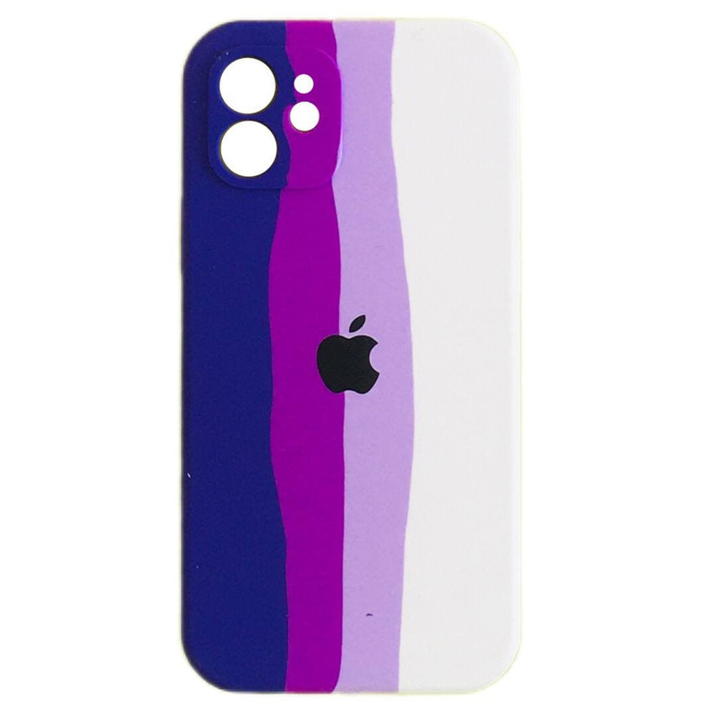 قاب کاور گوشی آیفون 12 نرمال / iphone 12 normal مدل سیلیکونی پاک کنی اورجینال داخل پارچه ای محافظ لنز دار