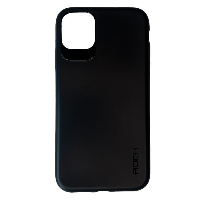 قاب کاور گوشی آیفون 11 پرو مکس / iphone 11 pro max مدل ژله ای مشکی - Rock