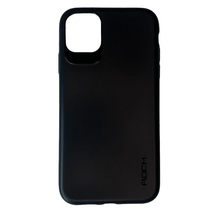 قاب کاور گوشی آیفون 11 پرو مکس / iphone 11 pro max مدل ژله ای مشکی - Rock