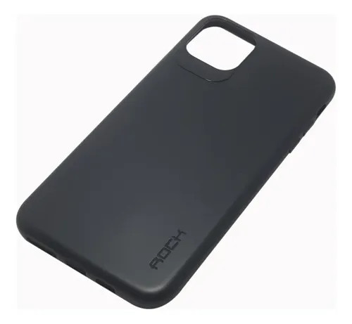 قاب کاور گوشی آیفون 11 پرو مکس / iphone 11 pro max مدل ژله ای مشکی - Rock