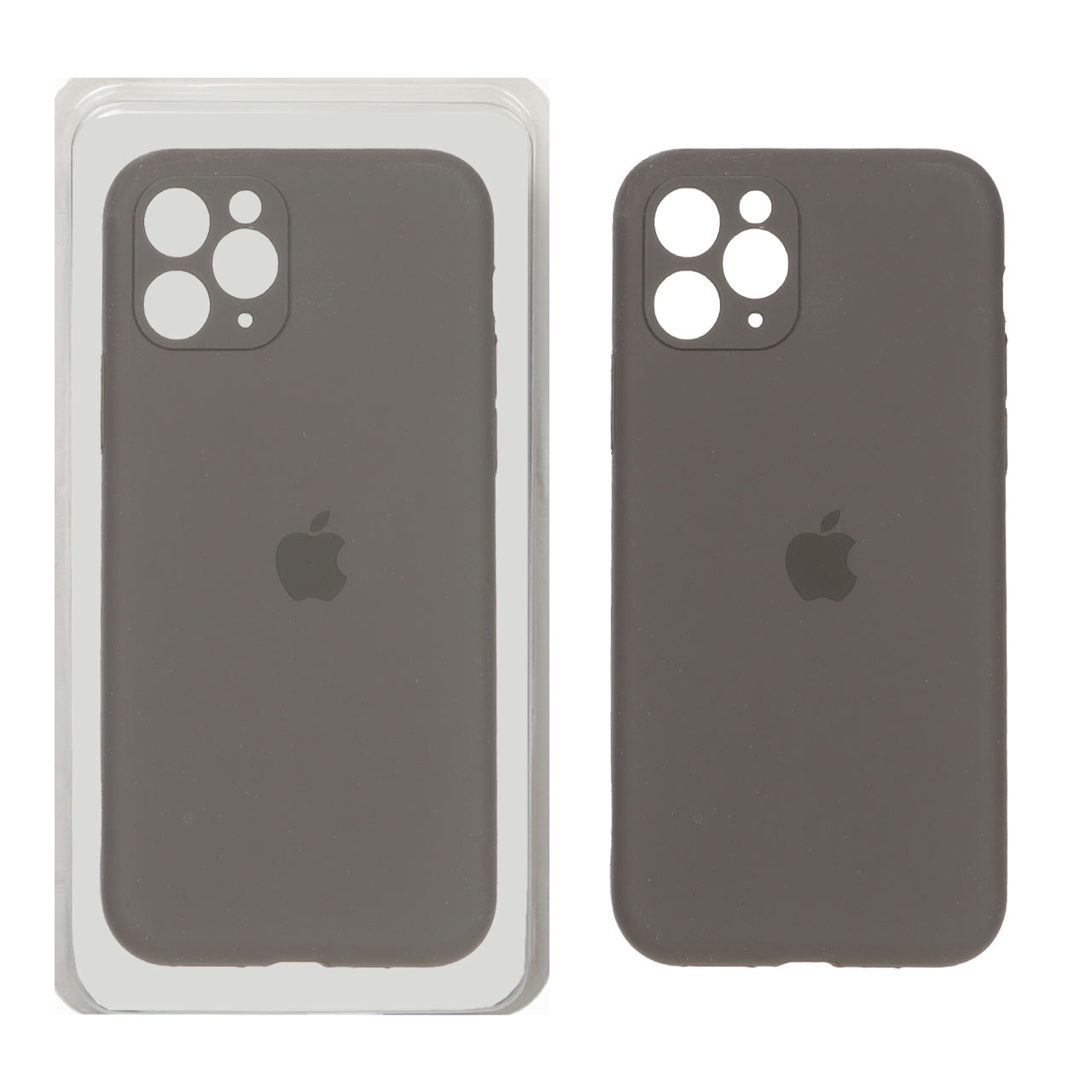 قاب کاور گوشی آیفون 11 پرو / iphone 11 pro مدل سیلیکونی پاک کنی اورجینال داخل پارچه ای محافظ لنز دار