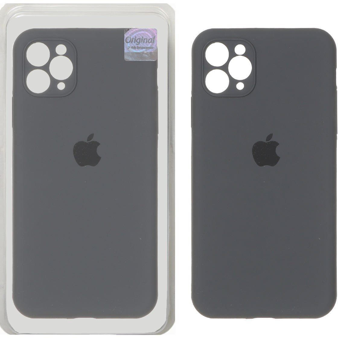 قاب کاور گوشی آیفون 11 پرو / iphone 11 pro مدل سیلیکونی پاک کنی اورجینال داخل پارچه ای محافظ لنز دار