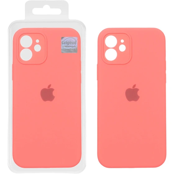 قاب کاور گوشی آیفون 11 نرمال / iphone 11 normal مدل سیلیکونی پاک کنی اورجینال داخل پارچه ای محافظ لنز دار