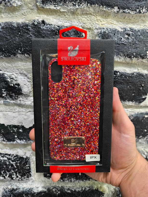 قاب کاور گوشی آیفون iphone Xs مدل طرح دار رنگی - Swarovski