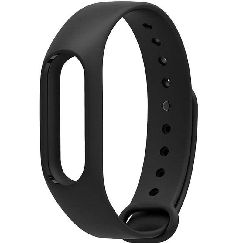 بند مچ بند هوشمند مدل Mi Band 2 Silicone رنگ مشکی